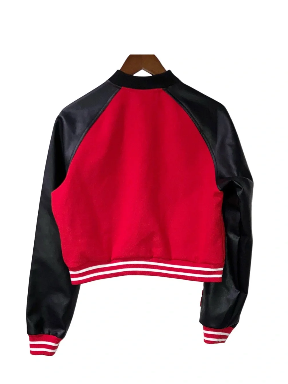 Chicago Bulls Varsity Jacket Red Black Ultra Game Basketball KIDS Size XL NWT